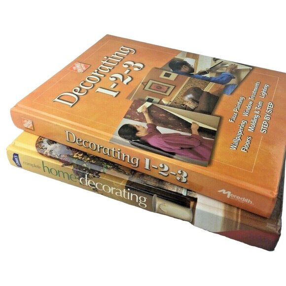 Home Interior Decorating Book Guide Lot 2 Home Depot and Loews Hardcover u - Picture 2 of 12
